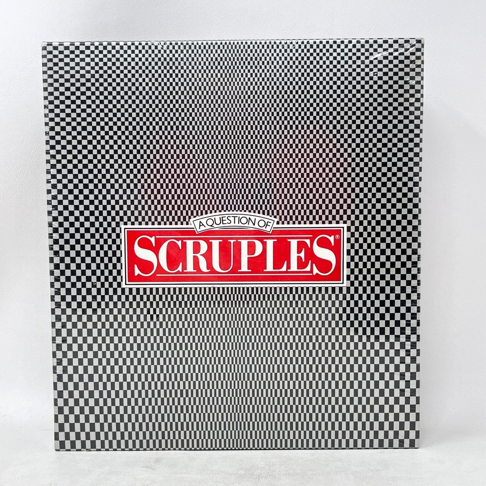 Milton Bradley A Question of Scruples Board Game 1986 Vintage Sealed 4619